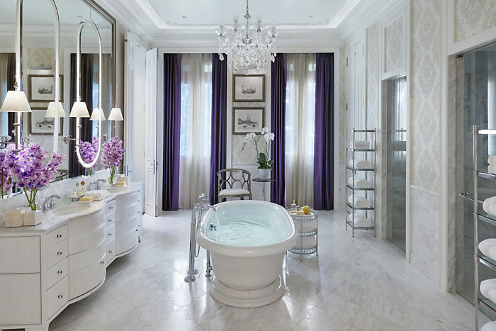 曼谷文華東方酒店客房洗浴空間 曼谷文華東方酒店客房洗浴空間