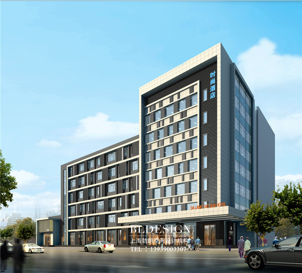 焦作蘭亭驛站精品酒店外觀設(shè)計