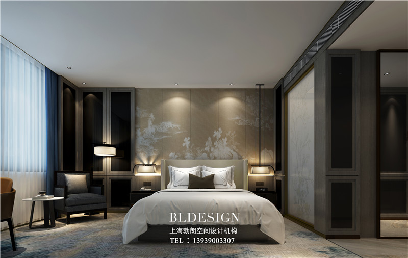 大河錦江四星級酒店客房改造設(shè)計(jì)效果圖