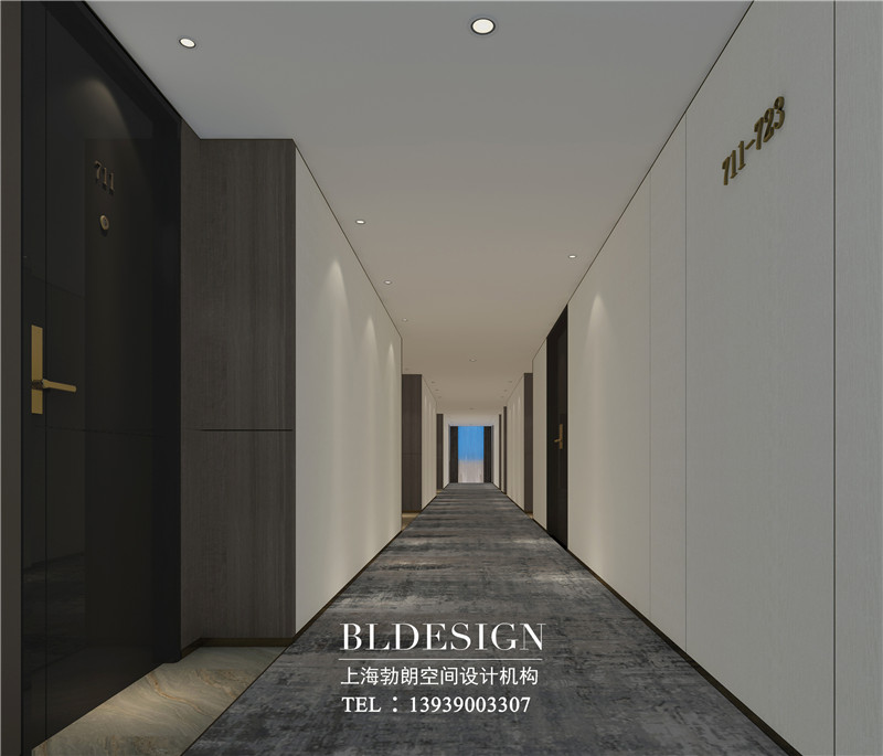 大河錦江四星級酒店客房走廊設(shè)計(jì)方案