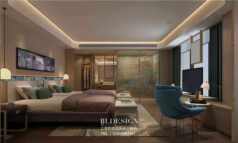 鄭州斯威特精品主題酒店標(biāo)準(zhǔn)客房設(shè)計效果圖