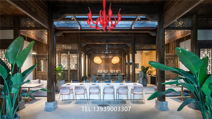 安徽宏村半山詩莉莉中式徽派酒店設(shè)計方案賞析