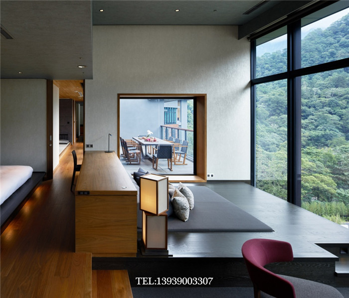 臺(tái)中虹夕諾雅谷關(guān)奢華溫泉度假酒店客房設(shè)計(jì)方案