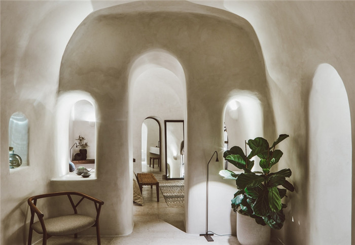 白色極簡風(fēng)圣托里尼島Vora別墅式酒店設(shè)計(jì)方案