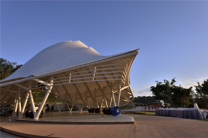 云南藝術(shù)帳篷酒店餐廳外觀設(shè)計(jì)圖
