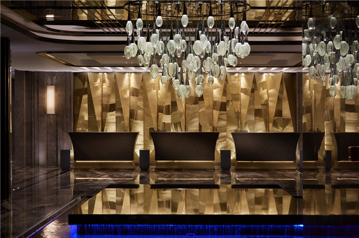 安且吉兮東方禪意精品酒店大廳接待臺設計方案