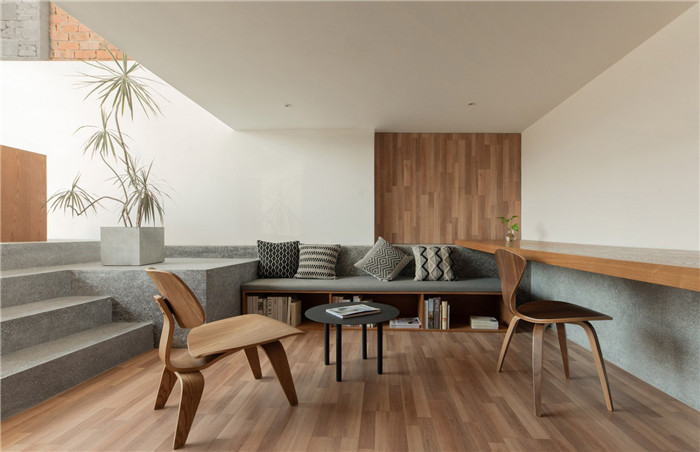 農(nóng)村自建房民宿設(shè)計(jì)方案推薦：湖舍民宿一樓會(huì)客廳設(shè)計(jì)圖片