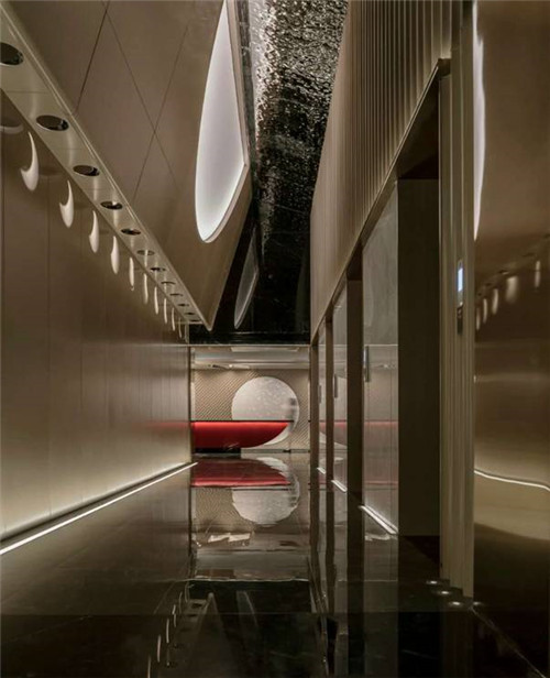 重慶最新精品商務酒店設計推薦：半云半月酒店大堂設計