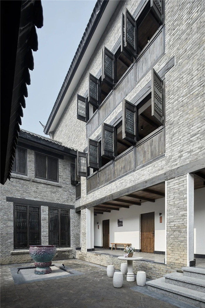 中式民宿設計  河南禹州鈞瓷文化主題民宿庭院景觀設計方案