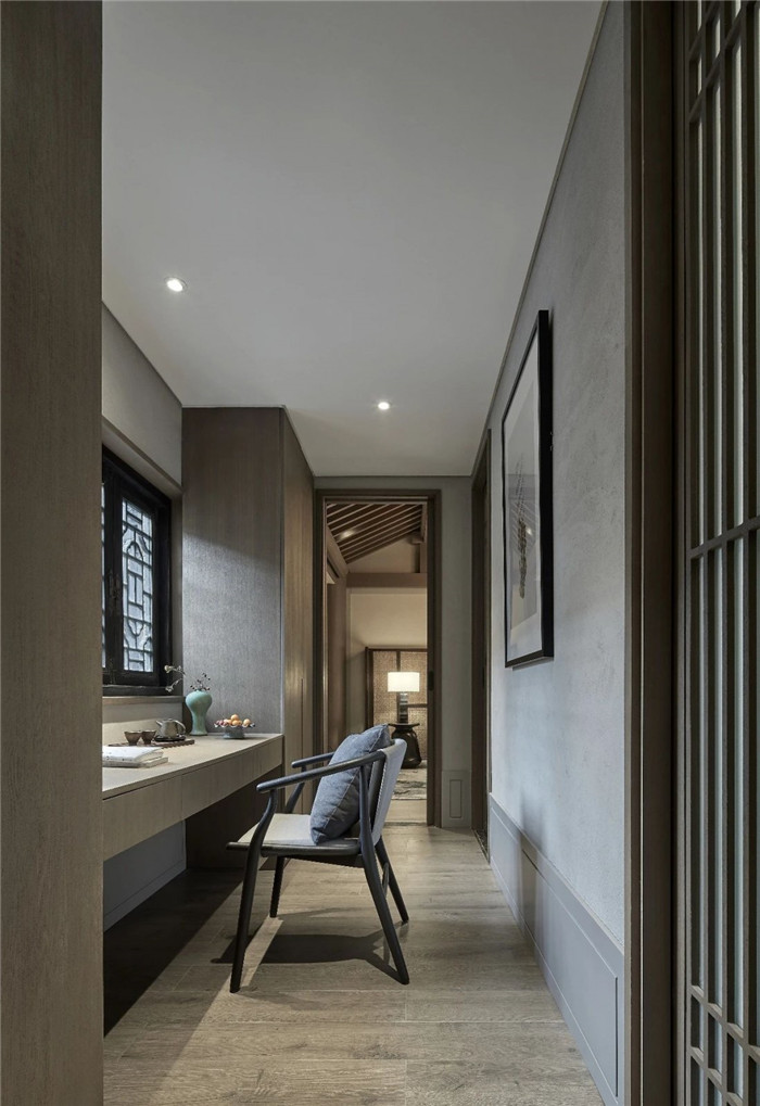 中式民宿設計  河南禹州鈞瓷文化主題民宿書房設計方案