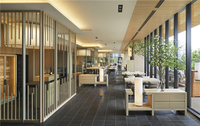 現(xiàn)代日式酒店設計   東京Sorano度假酒店餐廳設計賞析