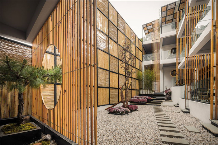 自建房民宿設(shè)計   瀘沽湖敘舊民宿酒店庭院景觀設(shè)計方案