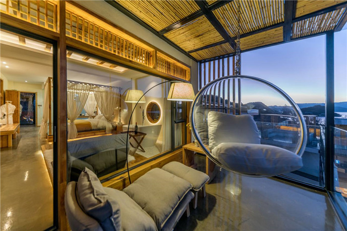 自建房民宿設(shè)計   瀘沽湖敘舊民宿酒店景觀客房設(shè)計方案