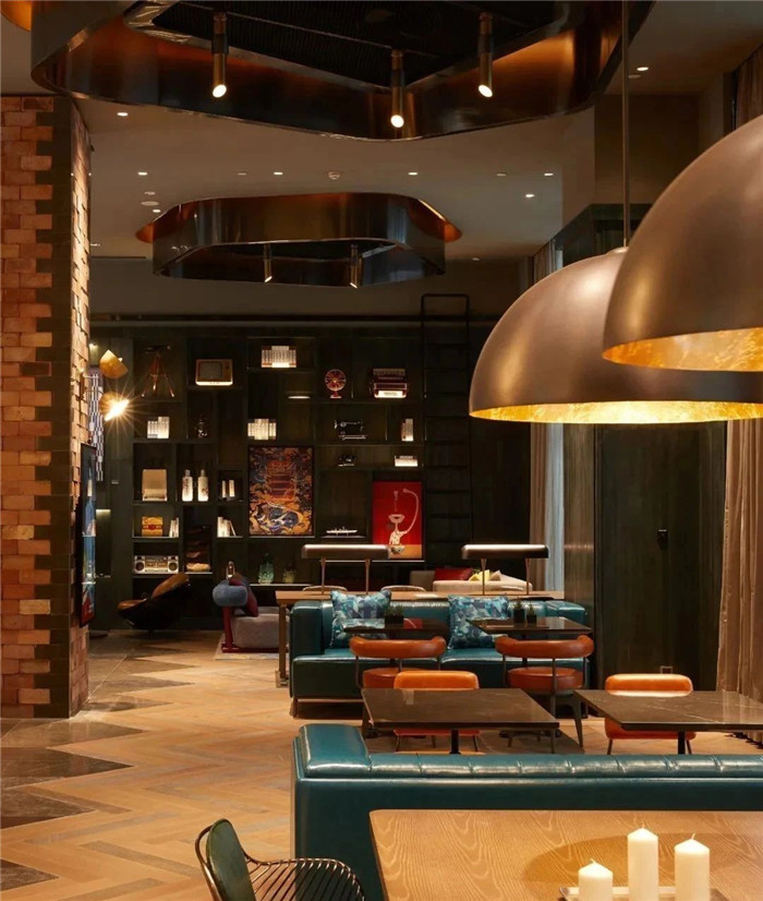 酒店大堂設(shè)計-復古與新潮混搭風武漢網(wǎng)紅精品酒店改造設(shè)計案例 酒店大堂設(shè)計-復古與新潮混搭風武漢網(wǎng)紅精品酒店改造設(shè)計案例