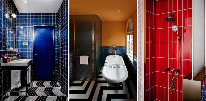 酒店客房衛(wèi)生間設(shè)計-杭州ARTDECO復(fù)古風(fēng)精品酒店改造設(shè)計方案