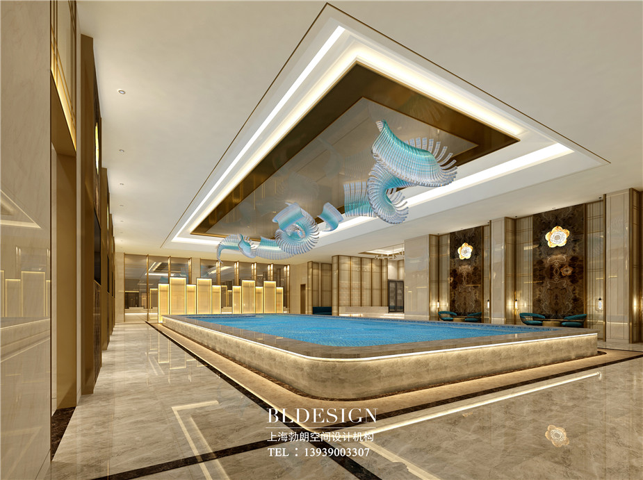 在水一方洗浴酒店浴區(qū)設(shè)計(jì)方案效果圖