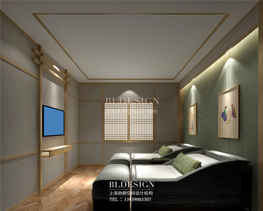 鄭州瀾亭湯泉汗蒸廣場客房設(shè)計效果圖