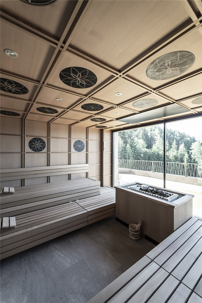 酒店汗蒸房設計-意大利Gfell高品質(zhì)度假酒店設計案例分析