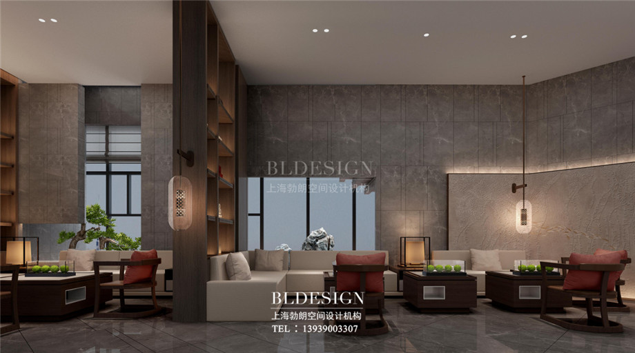 新鄉(xiāng)五星級酒店設計-桃李春風大酒店大廳休閑區(qū)設計案例 新鄉(xiāng)五星級酒店設計-桃李春風大酒店大廳休閑區(qū)設計案例