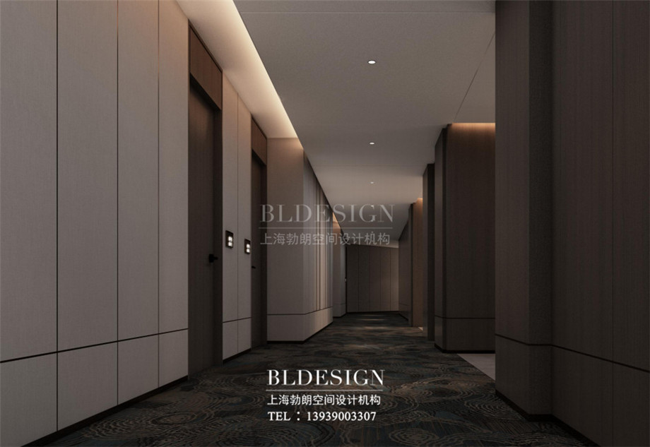 新鄉(xiāng)五星級酒店設計-桃李春風大酒店客房走廊設計案例效果圖 新鄉(xiāng)五星級酒店設計-桃李春風大酒店客房走廊設計案例效果圖