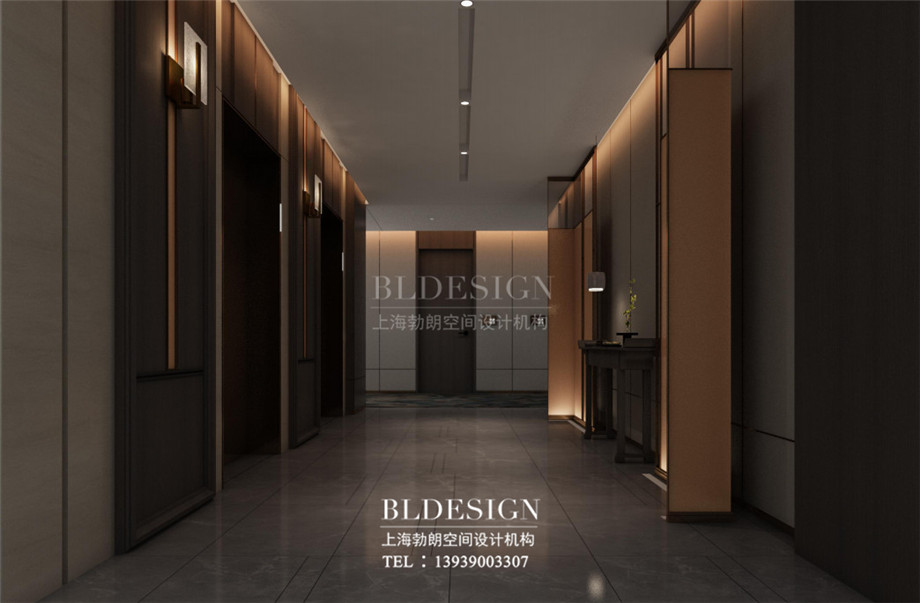 新鄉(xiāng)五星級酒店設計-桃李春風大酒店電梯廳設計案例效果圖 新鄉(xiāng)五星級酒店設計-桃李春風大酒店電梯廳設計案例效果圖