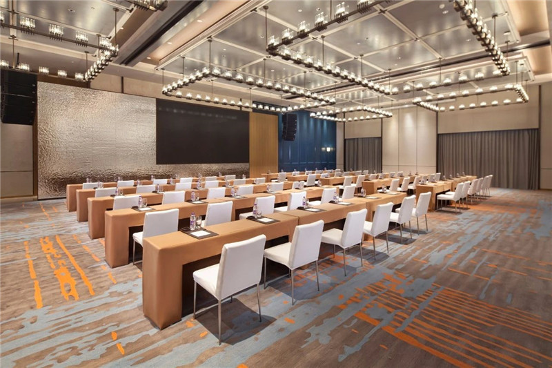 多功能會(huì)議室設(shè)計(jì)-現(xiàn)代新中式岳陽(yáng)鉑爾曼五星級(jí)酒店設(shè)計(jì)賞析