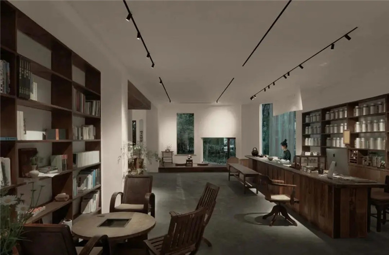 巖茶主題不知春齋精品民宿設計