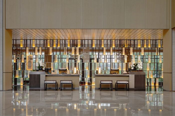 最新開業(yè)   成都海泉灣美憬閣索菲特酒店大堂設(shè)計(jì)