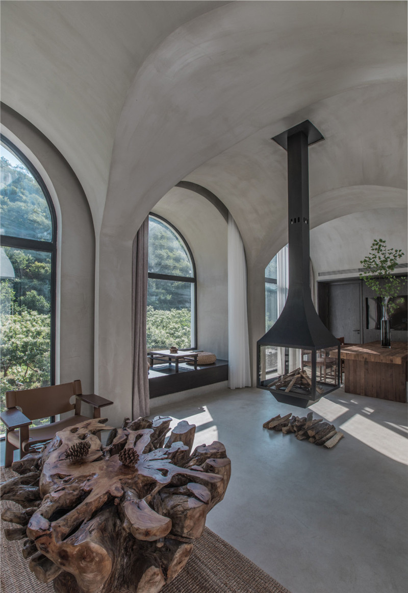 民宿接待大廳設(shè)計(jì)-現(xiàn)代藝術(shù)侘寂風(fēng)密境民宿設(shè)計(jì)案例賞析 民宿接待大廳設(shè)計(jì)-現(xiàn)代藝術(shù)侘寂風(fēng)密境民宿設(shè)計(jì)案例賞析