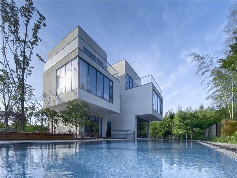 民宿泳池設(shè)計(jì)-宜興松樓   以竹為主題的攝影師民宿設(shè)計(jì)案例賞析