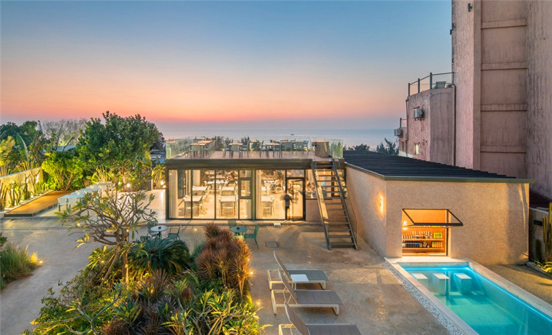 青驪北院海邊民宿酒店設計 大境設計專業(yè)酒店設計公司