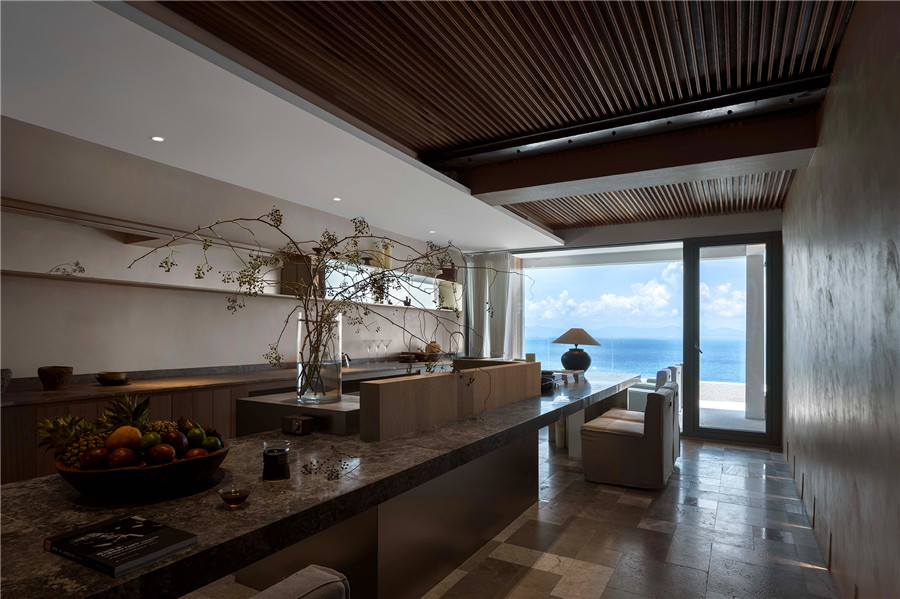 民宿接待區(qū)設(shè)計-最美懸崖民宿設(shè)計   蜜悅·波西塔諾民宿設(shè)計說明