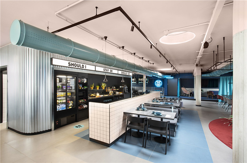 時尚工業(yè)風STAY HOTEL精品商務酒店改造設計說明