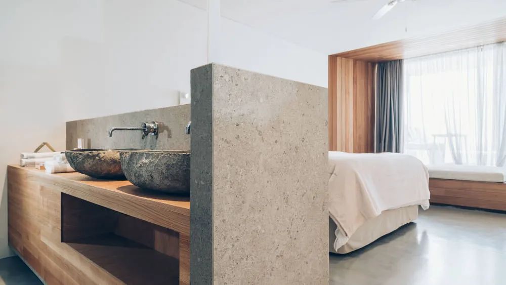 客房洗手臺設(shè)計(jì)-僅限成人入住的希臘四星級度假酒店設(shè)計(jì)方案賞析