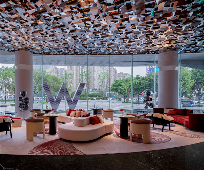 高端、時尚、年輕、藝術(shù)為主題的浙江W酒店設(shè)計賞析