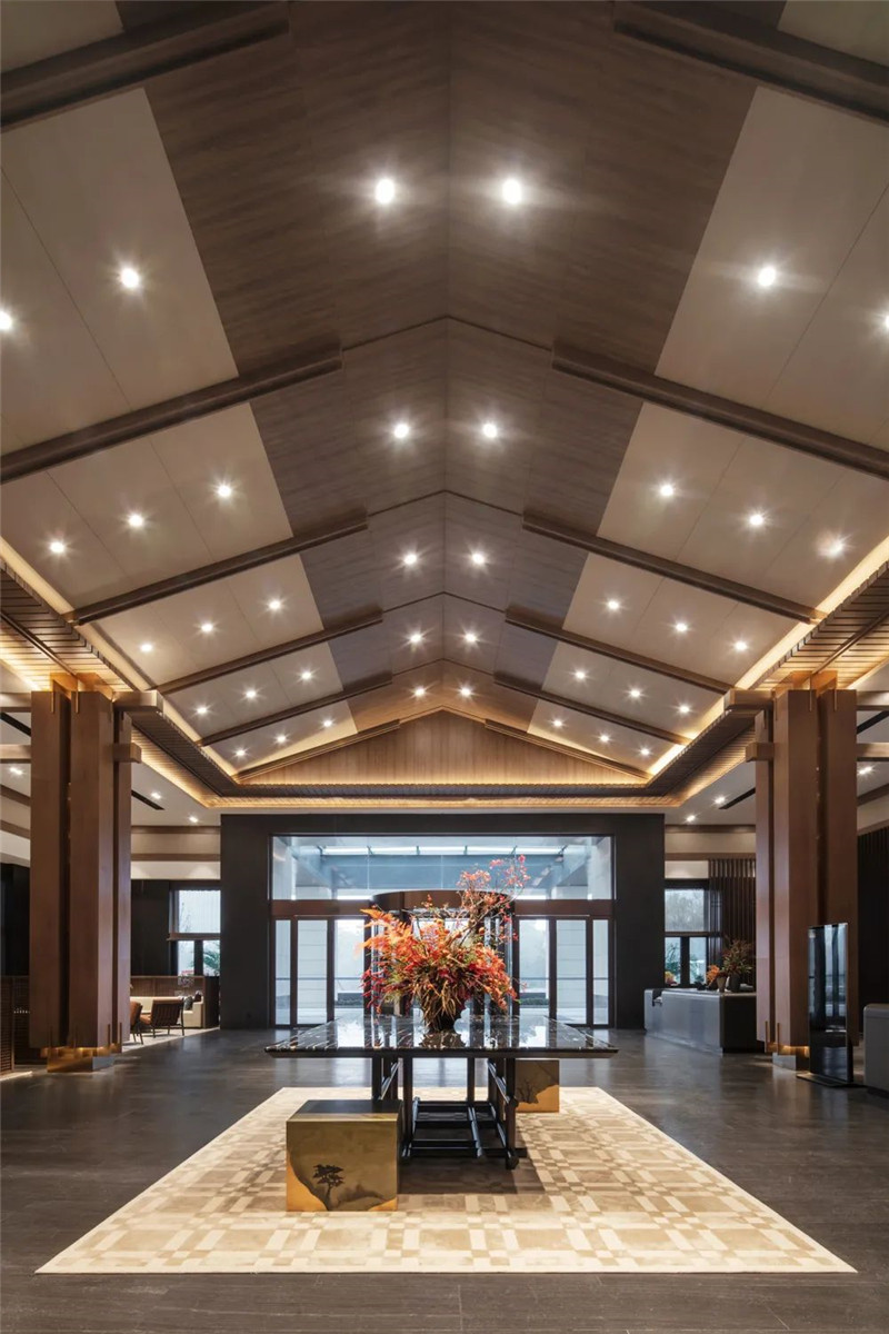 大堂設(shè)計-濰坊桂水逸扉新中式五星級酒店設(shè)計案例 大堂設(shè)計-濰坊桂水逸扉新中式五星級酒店設(shè)計案例