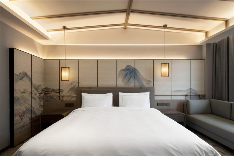 客房設(shè)計-濰坊桂水逸扉新中式五星級酒店設(shè)計案例 客房設(shè)計-濰坊桂水逸扉新中式五星級酒店設(shè)計案例