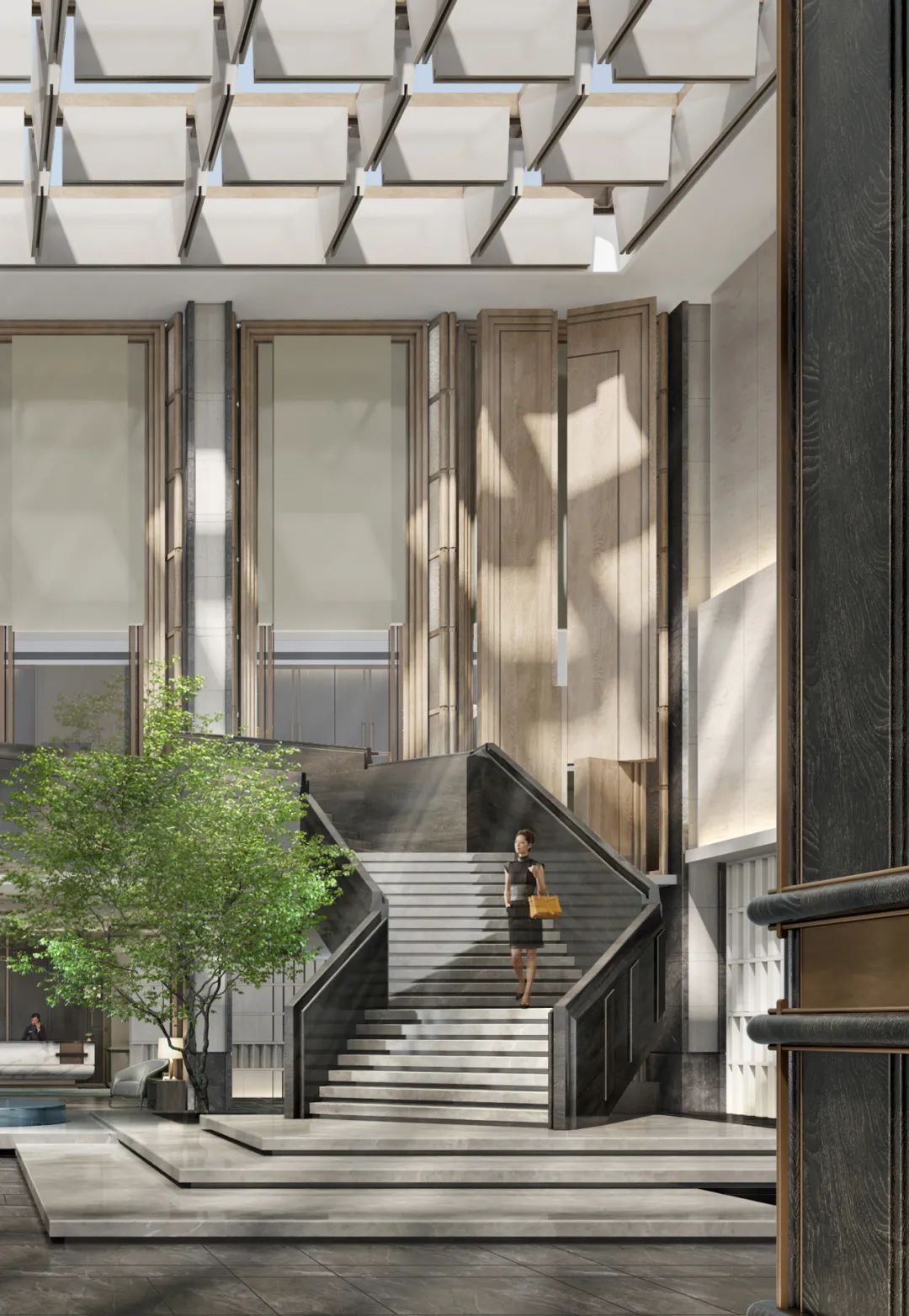 北京睿世五星級(jí)酒店大廳翻新改造設(shè)計(jì)效果圖 北京睿世五星級(jí)酒店大廳翻新改造設(shè)計(jì)效果圖