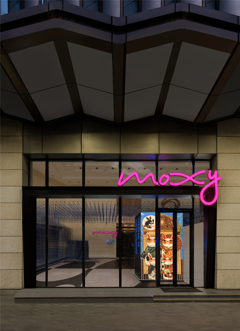 上海最新MOXY個性工業(yè)風潮牌酒店設計賞析 上海最新MOXY個性工業(yè)風潮牌酒店設計賞析