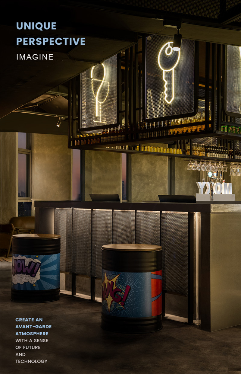 上海最新MOXY個性工業(yè)風潮牌酒店設計賞析 上海最新MOXY個性工業(yè)風潮牌酒店設計賞析