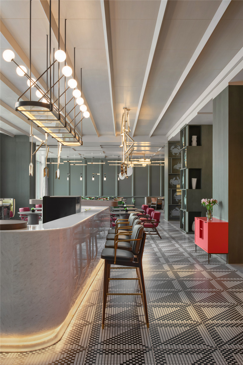 現(xiàn)代輕奢藝術(shù)風(fēng)蘇州英迪格酒店公共空間設(shè)計方案