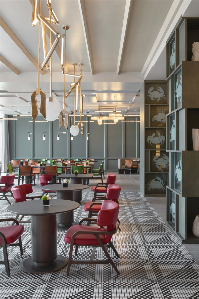 現(xiàn)代輕奢藝術(shù)風(fēng)蘇州英迪格酒店公共空間設(shè)計方案