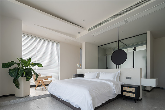 10間房的白色極簡風(fēng)漫心島民宿設(shè)計(jì)案例