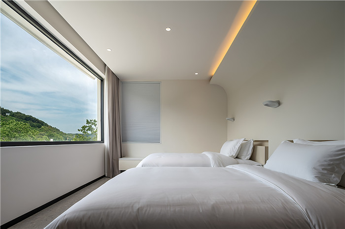 10間房的白色極簡風(fēng)漫心島民宿設(shè)計(jì)案例