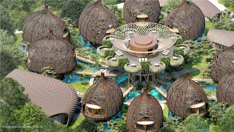 生命樹主題綠色環(huán)保度假酒店概念設(shè)計(jì)方案