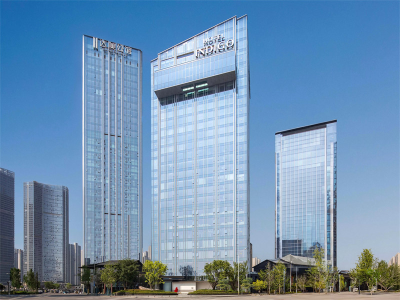 時尚五星級酒店   長沙梅溪湖英迪格酒店設計效果圖