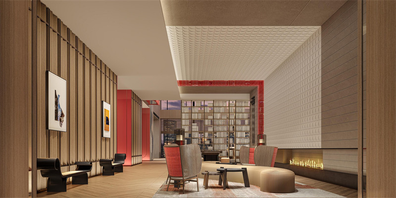 長沙梅溪湖英迪格時尚五星級酒店設計效果圖