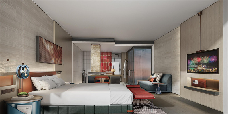 長沙梅溪湖英迪格時尚五星級酒店設計效果圖