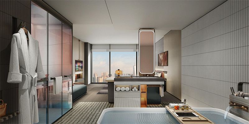 長沙梅溪湖英迪格時尚五星級酒店設計效果圖