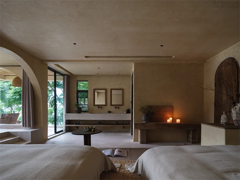 別墅改民宿 二更侘寂野奢度假民宿酒店設(shè)計 別墅改民宿 二更侘寂野奢度假民宿酒店設(shè)計